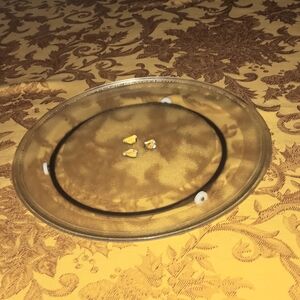 Round Glass Microwave Turntable Plate And Wheels